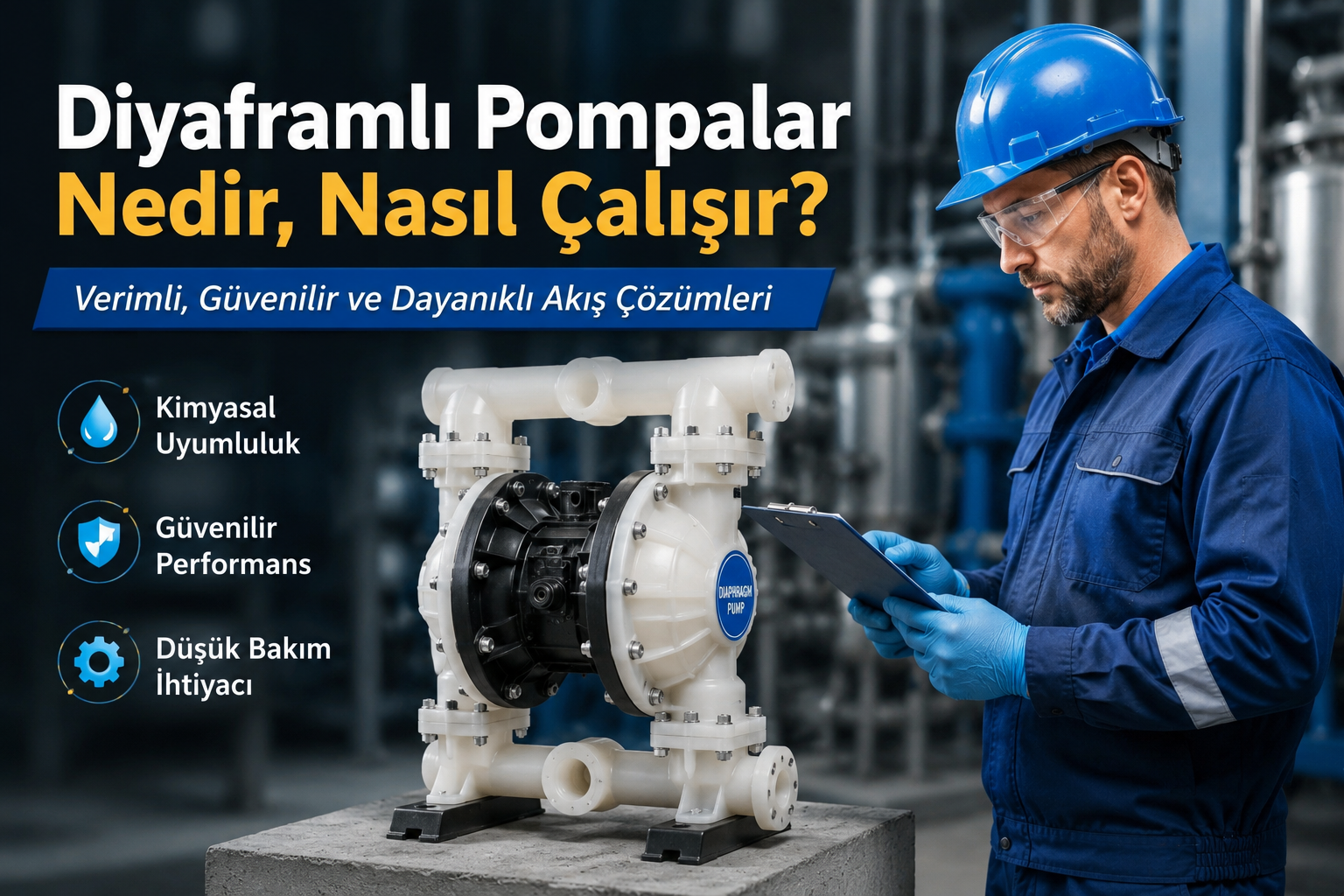 Asit, Çamur veya Bal Fark Etmez: Her Akışkanı Taşıyan Diyaframlı Pompaların Sırrı
